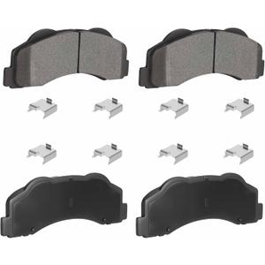 4PCS Front Semi-Metal Brake Pads Fit for Ford Expedition 2010-2021 for Ford F-150 2010-2020 for Lincoln Navigator 2010-2021
