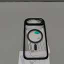 ESR for iPhone Air Case with Stand, Camera Control Cover Compatible with MagSafe, Military-Grade Drop Protection Magnetic Phone Case for iPhone 17 Air Case, Scratch-Resistant Back Cover,Clear Black