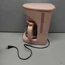 MUELLER HOME 12-Cup Pink Coffee Maker - Borosilicate Carafe, Auto-Off, Pink Kitchen Accessories, Reusable Filter, Anti-Drip, Appliances, Keep-Warm Function, Kitchen Décor