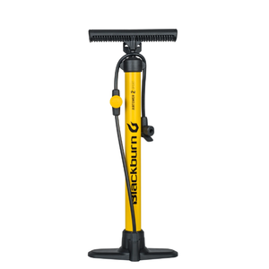Blackburn Air Tower 2 Sport and Bicycle Floor Pump, 100 PSI, Yellow