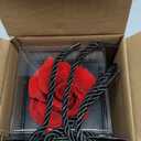 Preserved Real Rose for Valentines Day Gifts with I Love You Necklace in 100 Language, Eternal Flowers Rose Valentines Gifts for Women Her Mom Wife Girlfriend Grandma-Red