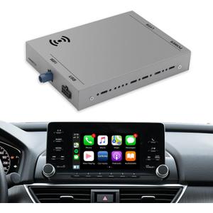 Wireless Carplay Module Receiver Box for 7 inch Non-Touchscreen for Honda Accord 10th Generation Support Android Auto Mirror Link Reverse Camera USB Car Multimedia Audio Steering Wheel Control