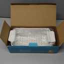 2-Piece Beige Meat Loaf Pan with Drip Tray, Grease Draining Design, Non-Stick 9x5 Loaf Pan, Perfect for Baking Bread and Meatloaf and Homemade Baking