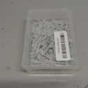 MorningRo #8 x 1-5/8" (Approx. 290 Pcs) White Trim Screws 2 lb Box, Durable Wood Screws, Serrated Thread for Secure Fastening, Avoid Cam Out, with a Drill Bit