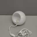 6 Inch Ball Table Lamp with Glass Shade, Ball Light Bookshelf Lamp for Bedroom, Dorm, Office and Bedroom Bookshelf Reading Decoration, Without Bulb