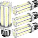 LED Light Bulb 150W Equivalent 1200 Lumen 6500K Daylight White 10W LED Corn E26/E27 Light Bulb Non-dimmable Ceiling Fan Bulb for Home,Garage,Indoor,High Brightness