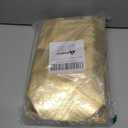 16 Pcs Metallic Bling Small Gift Bags Bulk with Cardboard Bases, Glossy Gold Reusable Party Bags for Birthday, Wedding, Christmas, Parties- 10.2x3.9x8.3 In