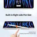 Case for iPad Pro 11 Inch 4th 2022, Pro 3rd/ 2nd Generation 2021/2020 with Pencil Holder, Shockproof Slim Cover with Clear Hard PC Back Shell for iPad Pro 2022/2021/2020, Auto Sleep/Wake, Gray