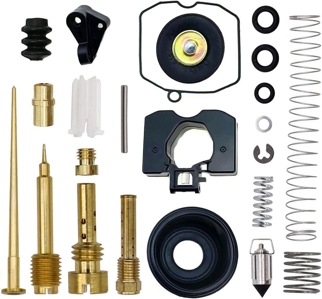 27421-99C Carburetor Rebuild Kit for Harley Davidson CV40 Sportster 883 1200 XL883 XLH1200 Dyna Glide Softail Night Train Lowrider Road Glide CV Carb rebuild Repair Jet kit 40mm 27421-99A 27490-04