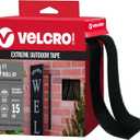 VELCRO Brand Extreme Outdoor Double Sided Mounting Tape Holds up to 15 Pounds on Brick or Other Rough Surfaces UV and Weather Resistant 14Ft Heavy Duty Roll, 14ft X 1in