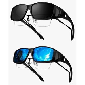 KANASTAL Sunglasses for Men Women, Fit Over Glasses Polarized Sunglasses with UV Protection, Wrap Around Sunglasses