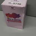 28" Mannequin Head Human Hair - 80% Real Hair Mannequin Head, Cosmetology Manikin Doll Head for Hair Styling, Hairdressing Training Head for Braiding Practice Curling with Table Clamp Styling Set (Brown)