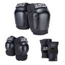 187 Killer Pads Six Pack Pad Set, Protective Gear for Elbows, Knees, and Wrists - Ideal for Skateboarding, Roller Skating, and Inline Skating