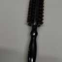 Belula 100% Soft Boar Bristle Round Brush for Blow Drying Set. Round Hair Brush With Small 1.6 Wooden Barrel. Hairbrush Ideal to Add Volume and Body. Free 3 x Hair Clips & Travel Bag.