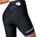 Heathyoga Womens 4D Padded Bike Shorts with Pockets Padding Cycling Shorts Women Bicycle Shorts Biker Biking Shorts, M