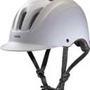 Troxel Sport 2.0 Injection Molded Horse Riding Helmet, Lightweight Adjustable Design, Safety Horseback Riding Gear (Small, White)