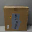 Decaller Metal Wall Mounted Mailboxes with Key Lock, Large Mail Box with Newspaper Compartment, Black, 13" x 14 2/5" x 4 1/5"