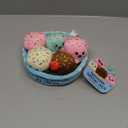 Emotional Support Ice Cream Cones by Relatable, Cuddly Stuffed Animals and Toys, Squishy Toys and Plushies, Great Gift Ideas for Loved Ones of All Ages, Includes 5 Plushies with Carrying Basket