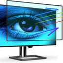 FILMEXT Removable 24 Inch Computer Blue Light Screen Filter for 16:9 Frameless Monitor - Bubble Free High Clarity- Eye Protection Blue Light UV Blocking Protector for Thin Bezel Computer Monitor