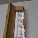 10.5" Window Candles Battery Operated with Suction Cups, Dusk to Dawn LED Flickering Candle Lights for Window, Flameless Taper Candlesticks for Christmas Holiday Decor, 6 Pack, White