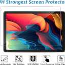 For URAO C107 Tablet 10.1 Inch Android 15 Screen Protector, 9H Hardness, Anti-Scratch,10.1 Inch Android 16 15 14 Upgraded Tablet Tempered Glass, [9.09'' x 5.70'', 231mm x 145mm], 2 Pack