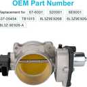 WMPHE Electronic Throttle Body 75mm Compatible with Ford Expedition F-150 F-250 F-350 Super Duty Lobo Lincoln Mark Navigator 2005-2014 5.4L Replacement for 8L3Z-9E926-A 67-6001 S20001 TB1015