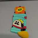 3 x ooohyeah Men's Funny Novelty Food Fruit Theme Crew Socks, Fun Crazy Silly Cotton Dress Socks, Shoe Size 8-13 (A Little Blue)