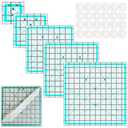 Quilting Rulers(2.5", 5", 8.5", 10",12"),5 Square Ruler Quilting Templates,Quilting Ruler Acrylic Rulers