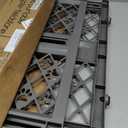 MYPET North States Paws Portable Pet Gate: 26-40" Wide. Pressure Mount. No Tools Needed. Made in USA, 23" Tall, Expandable, Durable Dog Gates for Doorways, Fieldstone Gray
