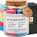 Bible Verse Jar- Christian Gifts For Women, Men, Birthday Gifts for Mom,Graduation Gift for HerRead Me When Bible Verses Jar for Emotions and Feelings