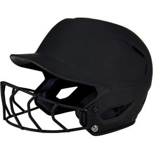 Champro HXE Fastpitch Softball Matte Batting Helmet, Medium, Black