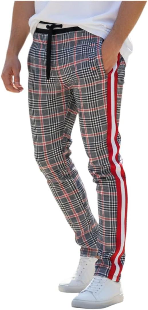 SCREENSHOT Mens Soft Slim Fit Stretch Track Pants