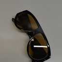 Oversized Retro Aviator Sunglasses Womens Mens 70s Classic Vintage Sun Glasses AR82227 (Deep Black/Yellow Us)