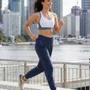 Womens Joggers with Pockets Loose Fit Lounge Athletic Sweatpants Lightweight Tapered Track Pants for Hiking Running (Blue, M)