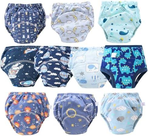 Training Pants for Boys Girls, Absorbent Potty Training Underwear, Toddlers Waterproof Underwear 10 pcs, S