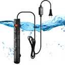 Aquarium Heater 300W Upgraded Fish Tank Heater With Leaving Water Automatically Stop Heating And Advanced Temperature Control System, Suitable For Saltwater And Freshwater 20 Gallons to 60 Gallons