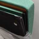 BRIAN & DANY 30 Inches Folding Storage Ottoman Bench, Ottoman with Storage Bench for Bedroom, Living Room, Entryway, Foot Rest with Legs, Dark Green