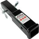 TOPTOW Hitch Extender, Fits for 2 inch Receiver, 7 inch Extension Length, with 5/8 inch Hitch Pin