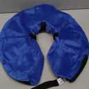 BENCMATE Inflatable Dog Cone Collar Alternative, Soft Dog Cone for Small Medium Large Dogs and Cats, Neck Recovery ECollar Donut Collar After Surgery (Large, Blue)