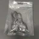 2 Pcs Flag Clips for Flagpole Rope,3.5 Inch Stainless Steel Flag Hooks for Flag Pole, Heavy Duty Swivel Snap Hooks for Flagpole, Dog Leash,Boat Rope,Swings