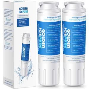 GOLDEN ICEPURE RWF0900A Replacement for MAYTAG UKF8001, Whirlpool Filter 4 EveryDrop EDR4RXD1, KRFC300ESS01, 46-9006, PUR Puriclean II Replacement Water Filter 2PACK