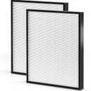 Replacement Filter Compatible with Air Purifier 3000 Series, Includes 2x White Filters Combo