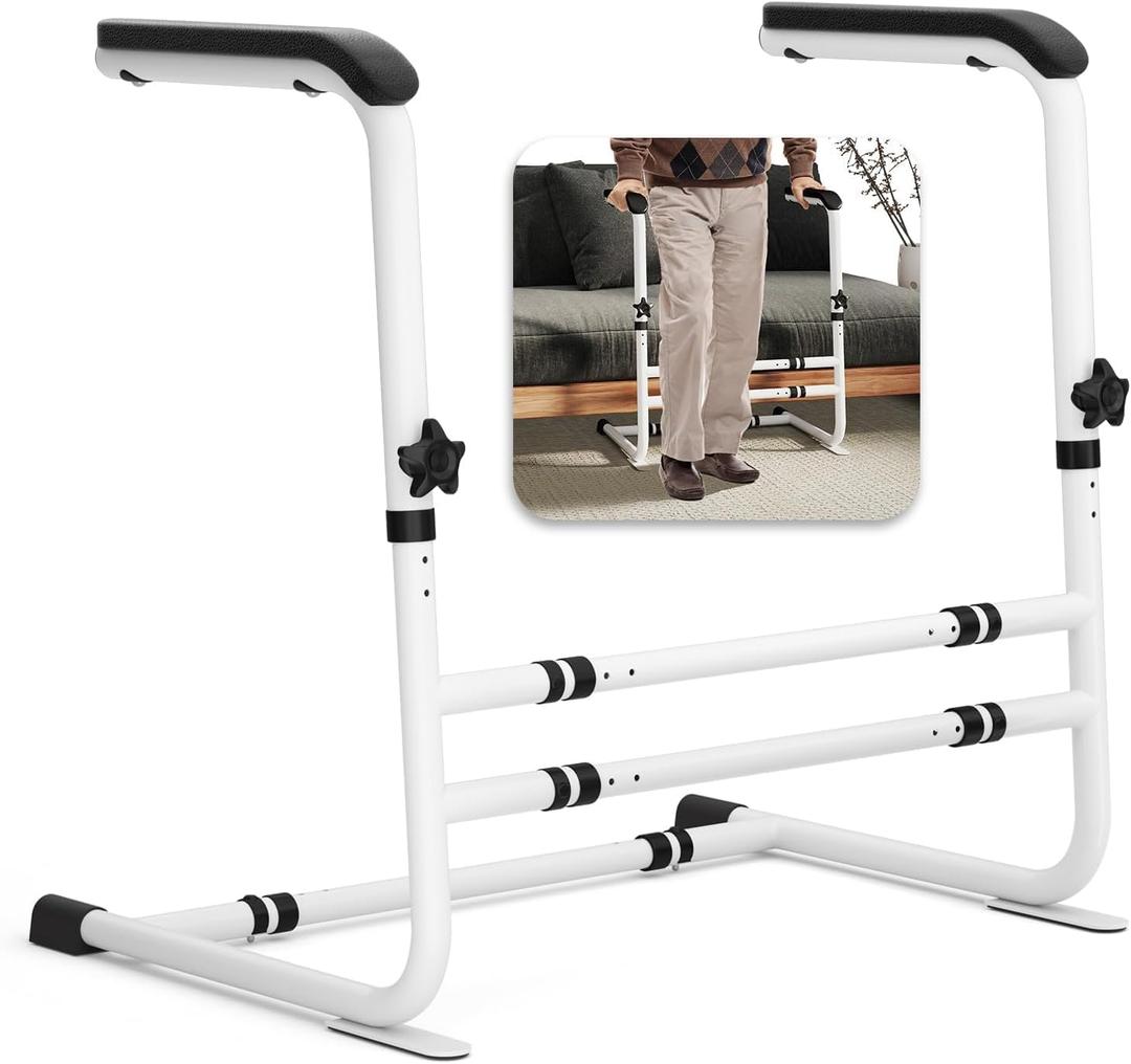 SMONTER Couch Stand Assist-Chair Lift Assist Aid for Elderly Sit to Stand Daily Safety Mobility Support Handle Rails Aid, Height & Width Adjustable, for Couch Sofa Chair Toilet Bed 450lbs Capacity