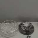 Darkaway Large Ceiling Light Fixtures, 3-Light Flush Mount Ceiling Light with Water Ripple Glass Shade for Indoor Outdoor Hallway Kitchen Bedroom Porch Living Room Oil-Rubbed Bronze Finish