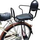 Rear Kid's Bike seat,Rear Child Bike seat,Rear Mount Bike seat with Armrests,Pedals and Harness for Most Adult Bike Ages 2 to 8 Years(Up to 110lb)