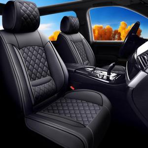 Fit for Ranger Car Seat Covers Compatible with Ford Ranger 2007-2025 2026 - Waterproof Breathable Leather Automotive Seat Cushions Protector,Airbag Compatible,Full Set 5 Seats(Black)