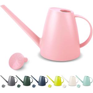 Watering Can for Indoor Plants, Small Watering Cans for House Plant Garden Flower, Long Spout Water Can for Outdoor Watering Plants 1. 8L 1/2 Gallon (Pink) Watering Can for Indoor Plants, Small Watering Cans for House Plant Garden Flower, Long Spout Water Can for Outdoor Watering Plants 1. 8L 1/2 Gallon (Pink)