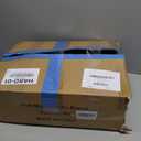 71" Floating TV Stand with Power Outlet, Farmhouse Wall Mounted Entertainment Center for 75 inch TV, Floating Media Console Shelf with Sliding Barn Doors for Living Room, Bedroom, Rustic Brown