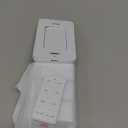 Remote Control Outlet Wireless Wall Mounted Light Switch, 3 Independent Control Outlets, 200FT RF Range, Mini Outlet Plug, 15A/1875W High-Power for Lamps, Lights, Household Appliances, ETL Listed