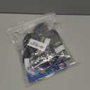 Dog Shoes&Dog Boots for Small,Medium,Large Dogs,Waterproof Non-Slip Shoes for Winter&Hiking,Adjustable Paw Protection, for Dogs(#3(width2.17inch) for 28-33 lbs) (Black)